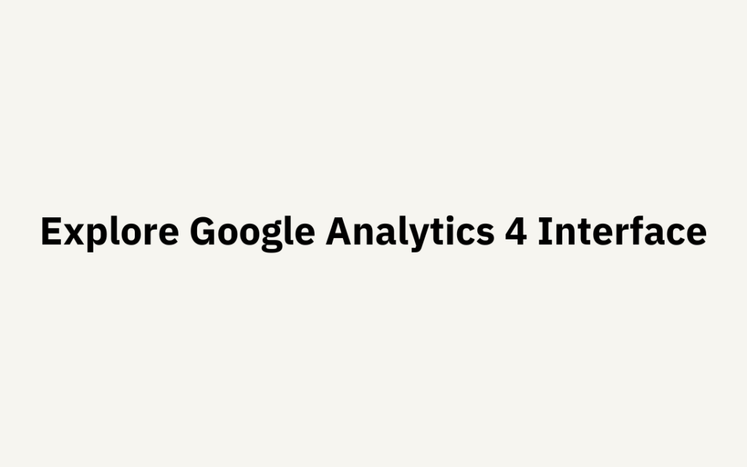 วิธีใช้ Google Analytics4 Report
