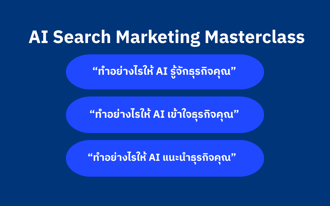 AI Search Marketing Masterclass